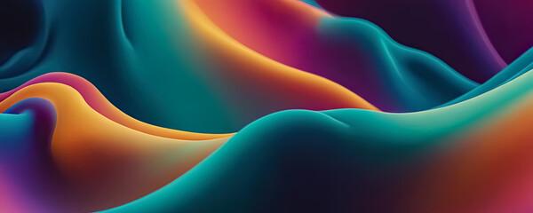 Blur the Boundaries: The Intrigue of Soft Color Abstractions - obrazy, fototapety, plakaty
