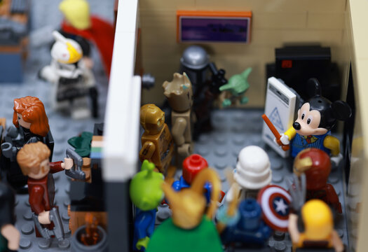 Hong Kong - April 3 2024: the disney  member is discussing the subscribe plan in the meeting