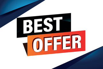 best offer poster banner graphic design icon logo sign symbol social media website coupon

