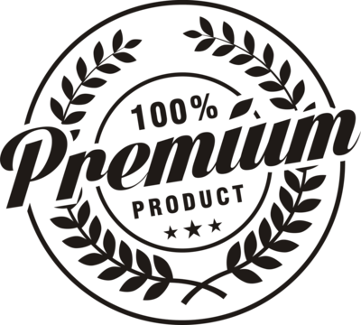 100 percent Premium Product Stamps of Best Quality Logo Design Vector