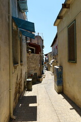 Obraz premium 06/30/2023 Safed Israel. Ancient city of Safed, city of Kabbalists and artists