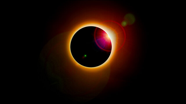 Solar Eclipse 2024 ring of fire