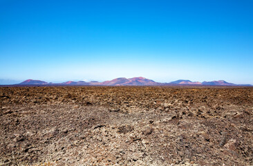 Timanfaya National Park, Island Lanzarote, Canary Islands, Spain, Europe.