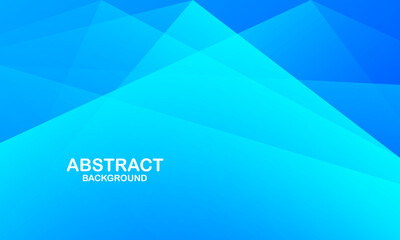 Abstract blue background with triangles. Vector illustration