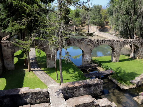 Huasca de Ocampo, 29 de marzo de 2024, Hidalgo, M&eacute;xico, hacienda de san Miguel Regla.