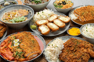 Pork cutlet, donkatsu, mini, udon, cheese cutlet, yumikatsu, tomahawk, katsu, curry, soba, set,...