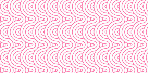 Abstract cube Minimal overlapping diamond geometric waves spiral abstract circle wave line. pink seamless tile stripe geometric create retro square line backdrop pattern background.