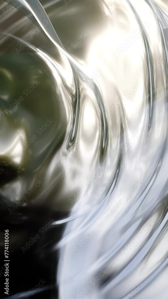 Poster curvy and wavy light background video animation