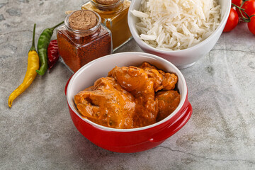 Indian cuisine - chicken butter masala