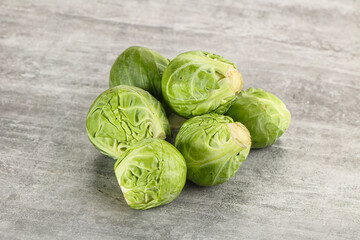 Organic raw cabbage - Brussels sprout