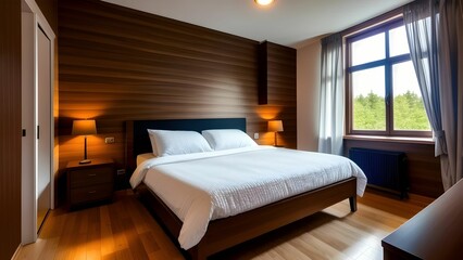bedroom in hotel