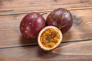 Fresh ripe sweet tropical Maracuya