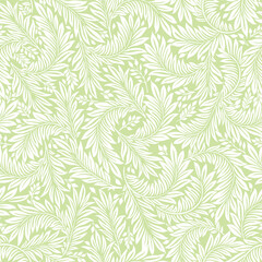 Floral vintage seamless pattern for retro wallpapers. Enchanted Vintage Flowers. Arts and Crafts movement inspired. Design for wrapping paper, wallpaper, fabrics and fashion clothes.