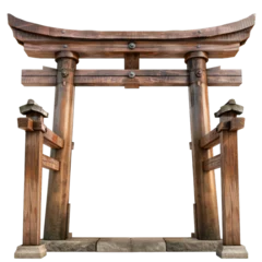 Poster torii gate, japanese temple © Kitta