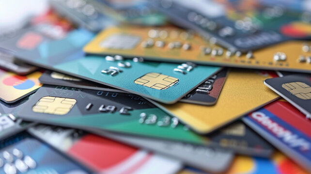 たくさんのクレジットカード
