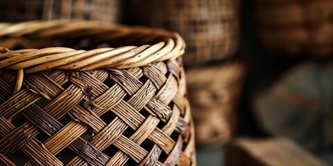 Farmer's basket in close-up, Generative AI 