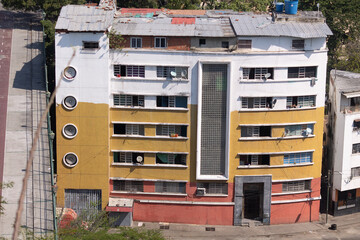 Urban buildings in the center of the city of Caracas in Venezuela