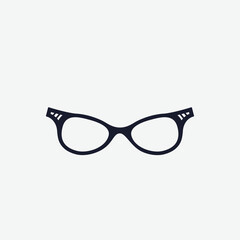 Fototapeta premium Glasses icon vector logo design template