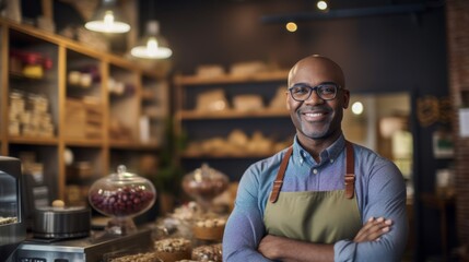 The Smiling Bakery Shop Owner