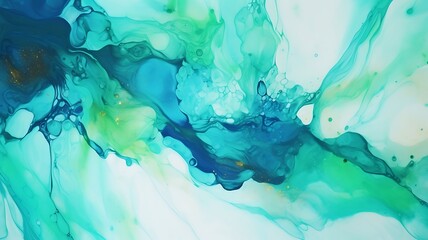 Sumptuous Abstraction: A Luxury Background Banner Experience with cyan color