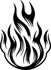 y2k fire vector element