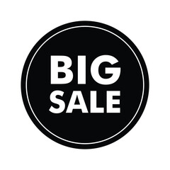 Big sale discount badge promo sign special offer special price round badge