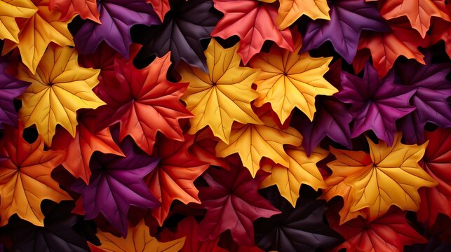 autumn leaves background high definition(hd) photographic creative image
