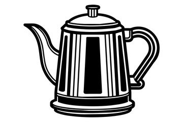 electric-tea-maker-with-whit-background-vector