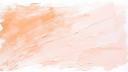 Abstract drawing of delicate coral color. Peach background postcard - 774139228