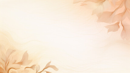 Background image in peach tones with watercolor floral print - 774139248
