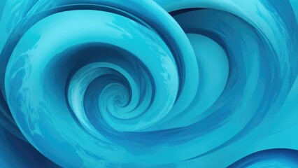 Cyan and blue wallpaper with a colorful swirl