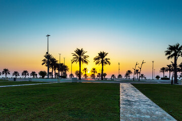 Wonderful morning view at Al Khobar Corniche - Al-Khobar, Saudi Arabia.
