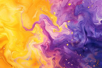Abstract Colorful Background With Splashes