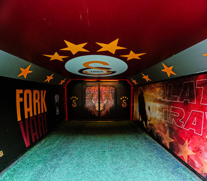 Galatasaray Stadium entrance, Galatasaray RAMS Park Stadium entrance: Istanbul, Turkey - 12.02.24