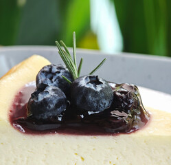 blueberry cheese cake delicious dessert