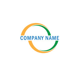 Swoosh logo vector design template modern