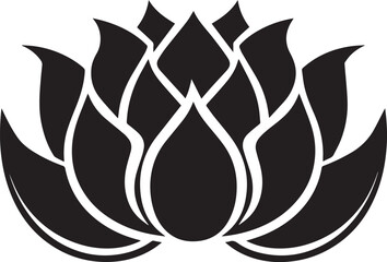 Lotus flower icon 