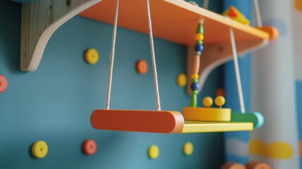 Luxurious close-up of bespoke hanging shelves in a tap room, showcasing elegant shelf rack designs inspired by artisanal brews