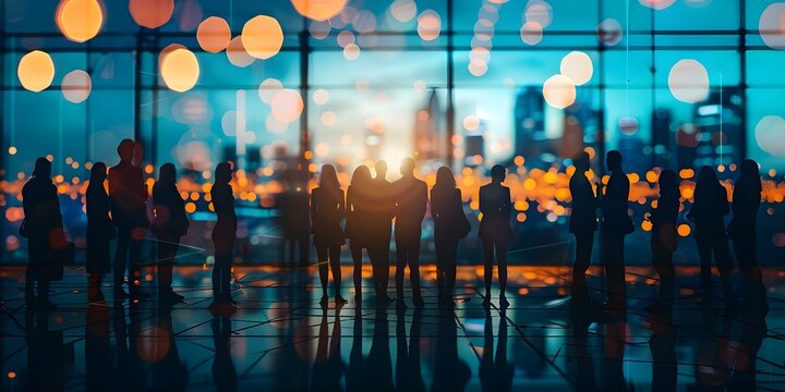 Securing a Professional Networking Event for Enhanced Efficiency and Collaborative Success. Concept Networking Strategies, Event Planning, Collaboration, Professional Development, Efficiency