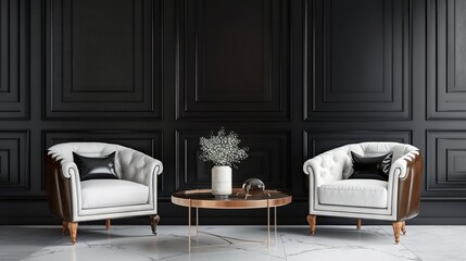 leather sofa and armchair