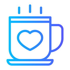 coffee gradient icon