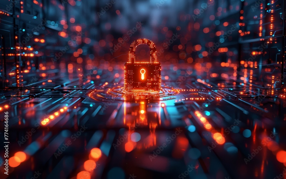 Poster ai-generated models are used to enhance cybersecurity measures and safeguard sensitive personal data