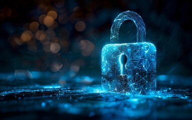 Ensure the safety of your digital assets by implementing robust cybersecurity measures to safeguard sensitive business information and financial transactions from potential cyber threats. - obrazy, fototapety, plakaty