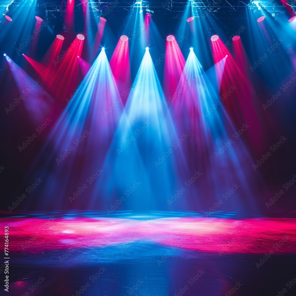 Poster the stage was bathed in a soft glow from the spotlights, creating a captivating atmosphere for the d