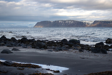 West coast of Atlantic ocean, Westfjords, Iceland