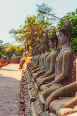 Buddha statue in Thailand, Ayutthaya