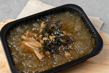 Korean food, soy sauce, marinade, side dishes, steamed eggs, chili pepper, spicy, shrimp, flying fish roe, seaweed, sauce