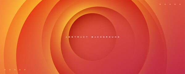 Orange gradient abstract background circle shape decorative design