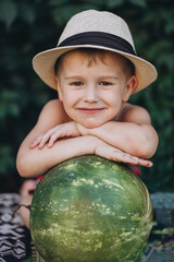 watermelon on a summer day