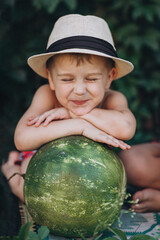 watermelon on a summer day